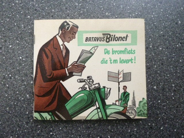 Instructie boekje Batavus Bilonet, Ophalen of Verzenden, Zo goed als nieuw