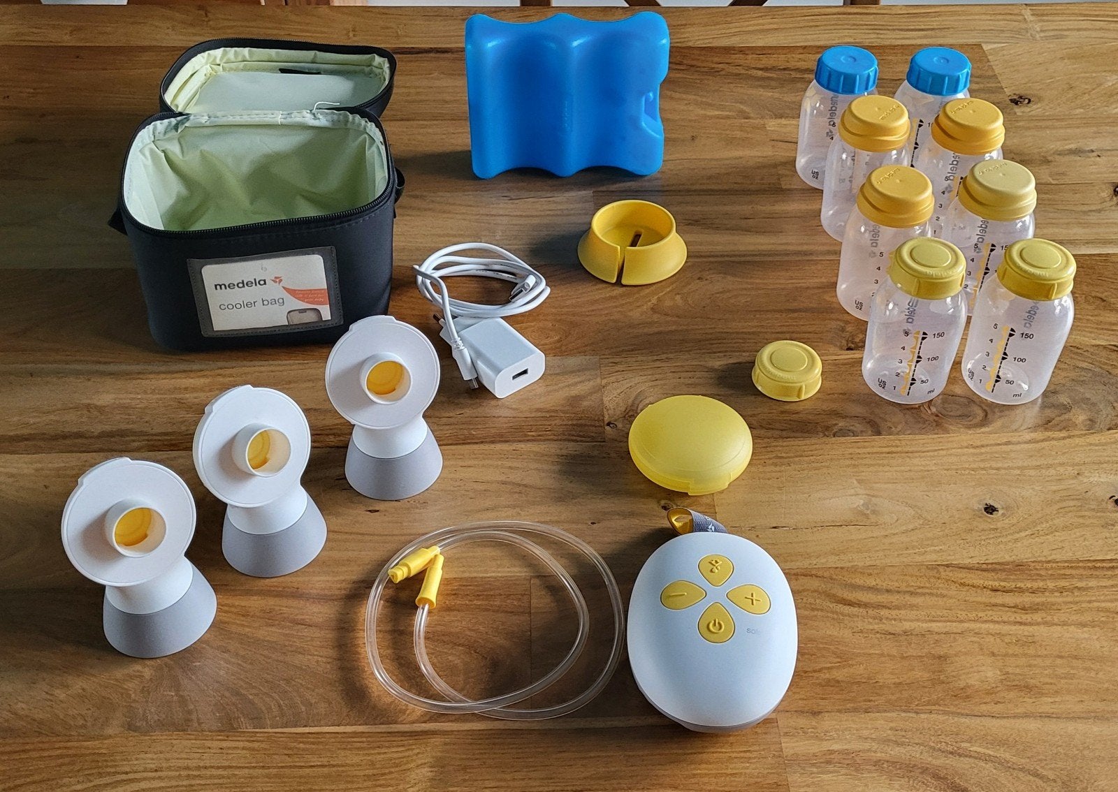 Medela Solo borstkolf + extra's, Kinderen en Baby's, Gebruikt, Medela, Automatisch, Borstkolf