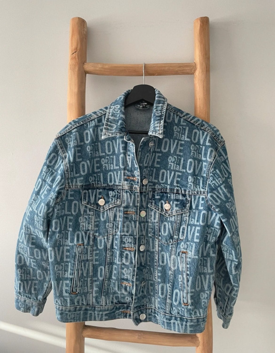Spijkerjas, Ophalen of Verzenden, Zo goed als nieuw, Maat 34 (XS) of kleiner, Blauw