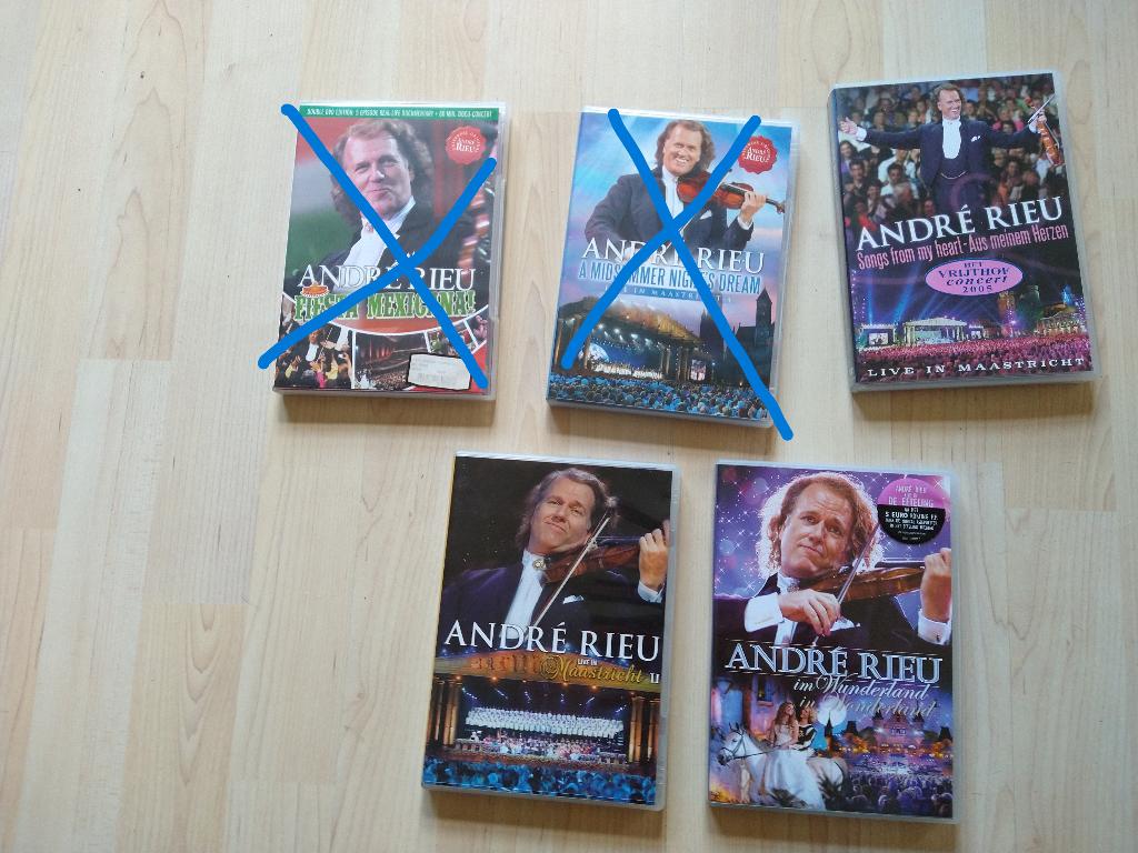 3x dvd van Andre Rieu. In partij te koop of per stuk, Alle leeftijden, Ophalen of Verzenden, Zo goed als nieuw, Overige genres