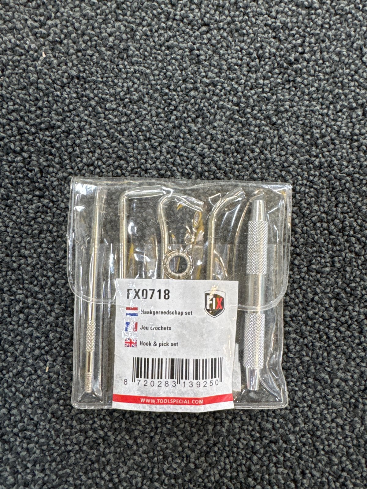 Haakgereedschap set - FX0718, Zilver, Overige thema's, Gereedschap of Toebehoren, Nieuw