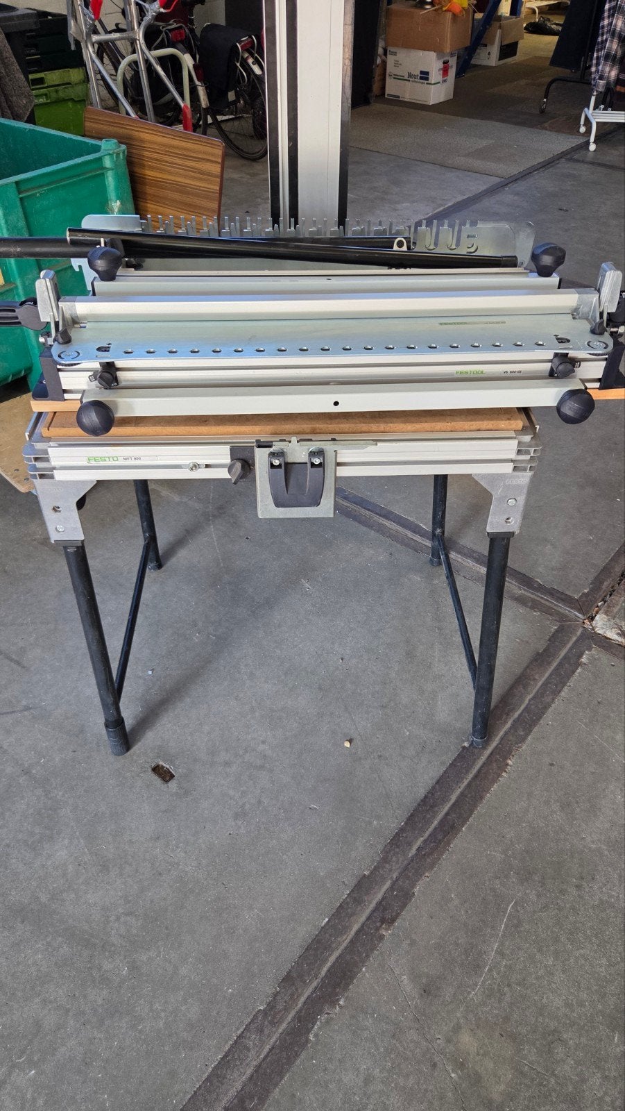 Festool VS 600-GE Zwaluwstaartfreesmal met MFT 800, Ophalen, Gebruikt, Overige typen, Festool