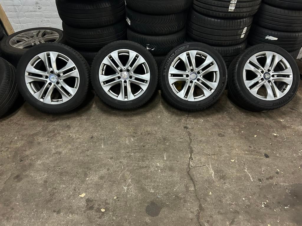 5x112 17 inch Mercedes w212 E-Klasse lichtmetaal michelin, Auto-onderdelen, Banden en Velgen, Ophalen, Banden en Velgen, 17 inch
