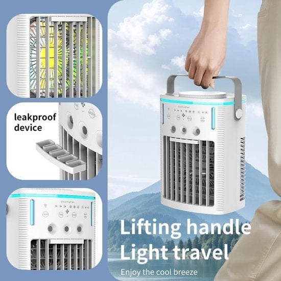 Aircooler airco zonder afvoerslang!! NIEUW!!, Minder dan 60 m³, Nieuw, 3 snelheden of meer, Ophalen of Verzenden