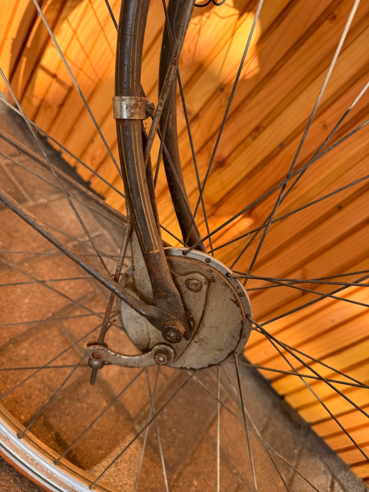 Oude Gazelle fiets (53 jaar) - Restauratieproject, Ophalen, Gebruikt, Trommelrem, Gazelle