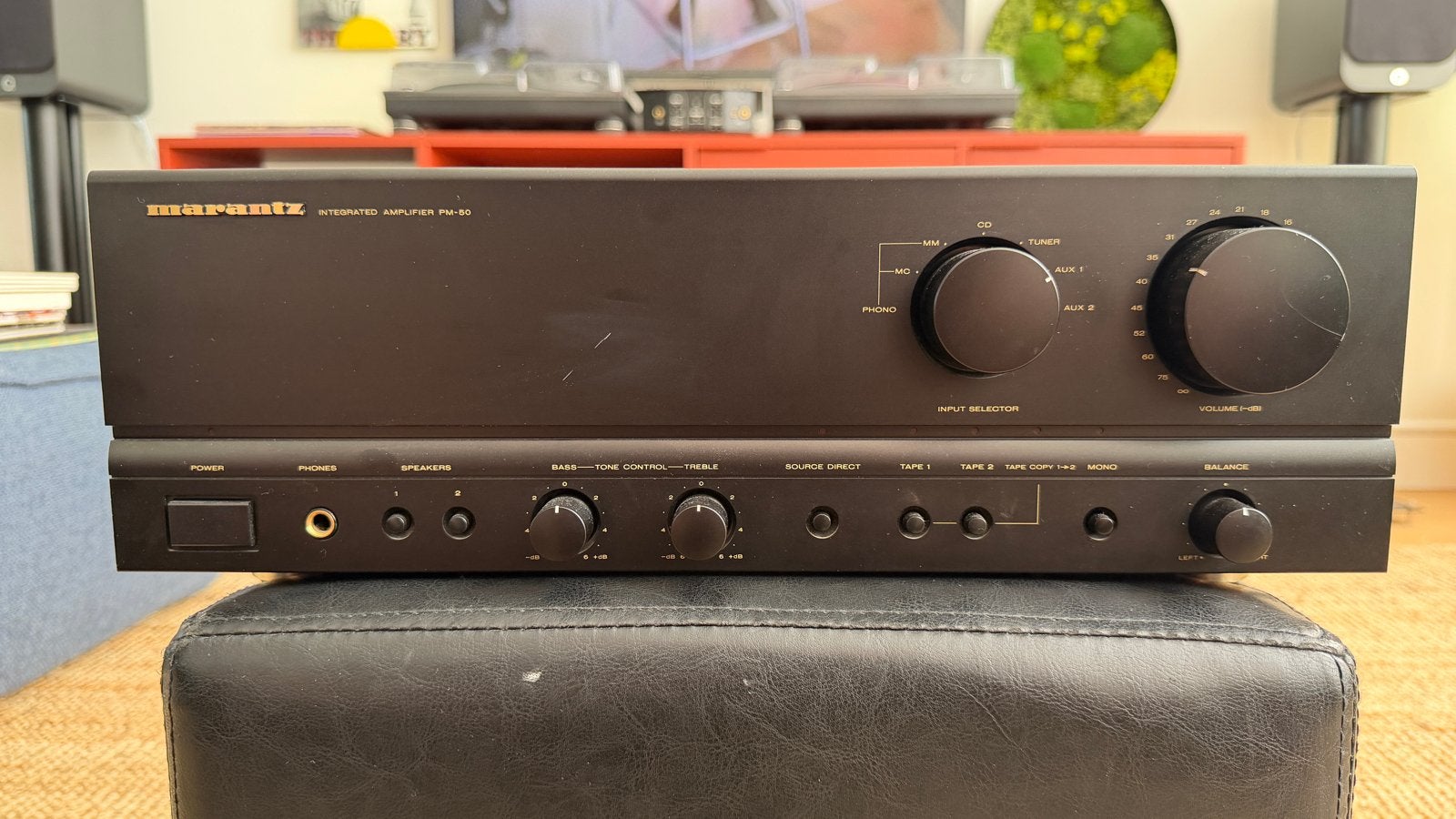 Marantz PM-50 Versterker - Uitstekende Staat, Zo goed als nieuw, Ophalen, Marantz, Minder dan 60 watt