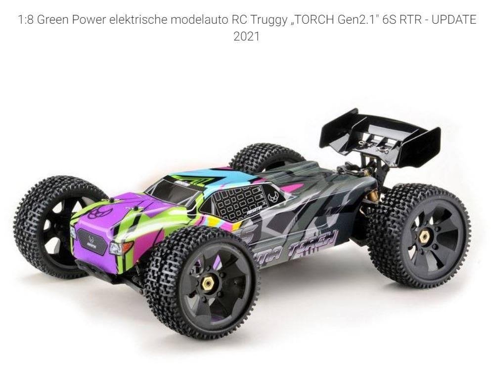 Absima TORCH Gen2.1 6S 1:8 Brushless RC auto Elektro Truggy, Hobby en Vrije tijd, Ophalen of Verzenden, Nieuw, Overige schalen