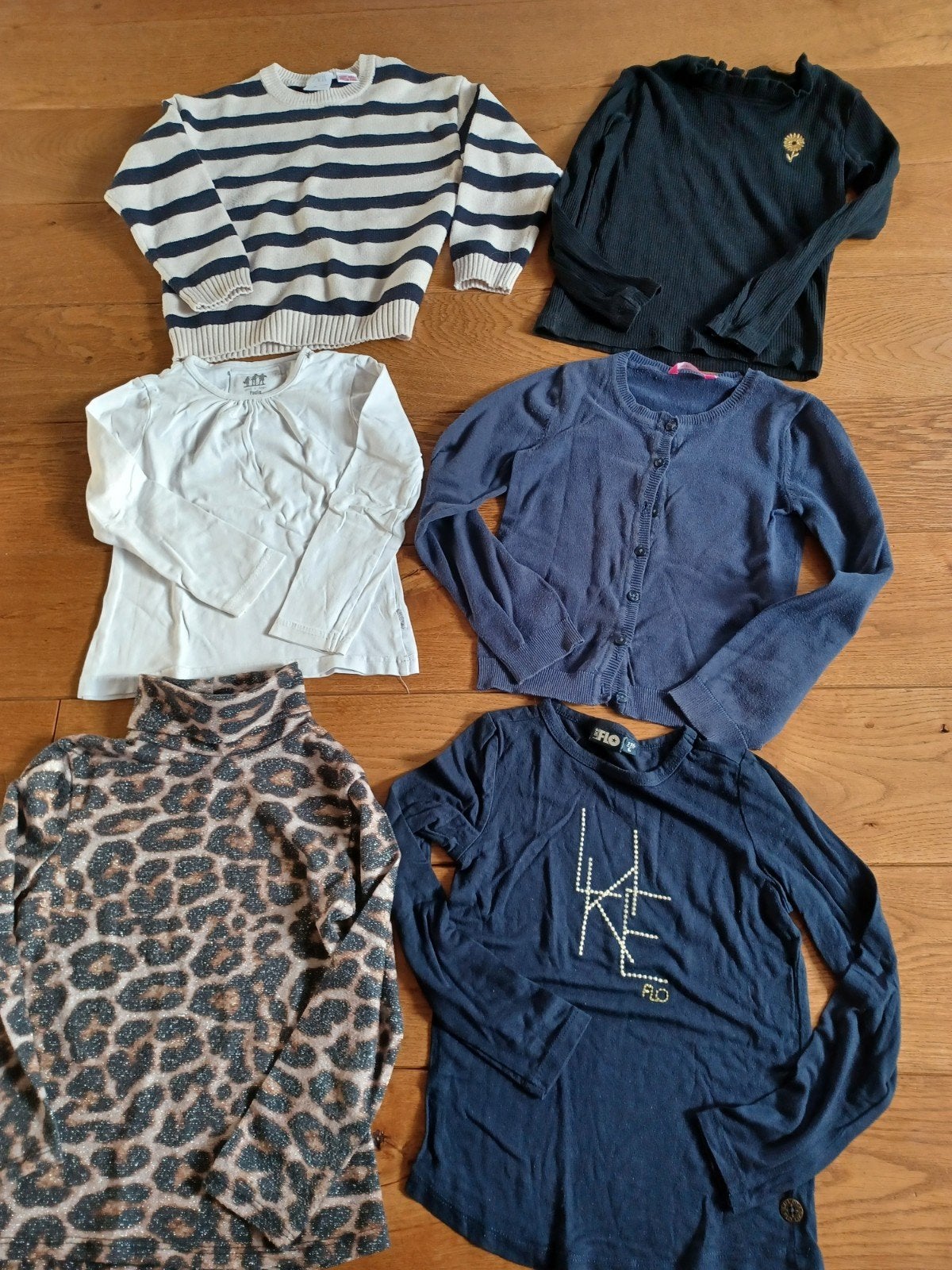6 stuks meisjes kinderkleding mt 110/ 116, Ophalen of Verzenden, Zo goed als nieuw, Maat 110