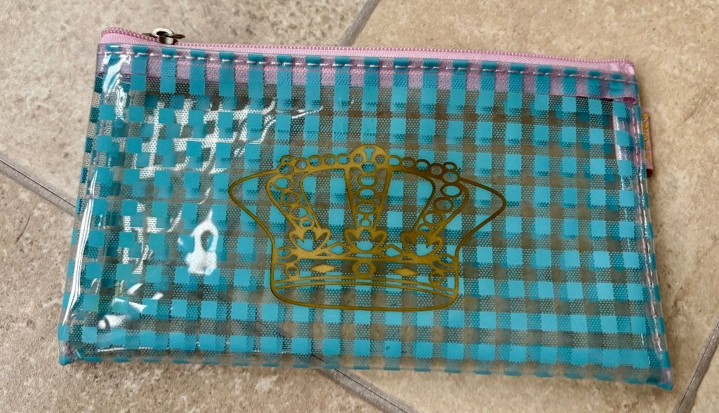 fancy make up etui, Sieraden, Tassen en Uiterlijk, Ophalen, Zo goed als nieuw, Blauw, Meisje