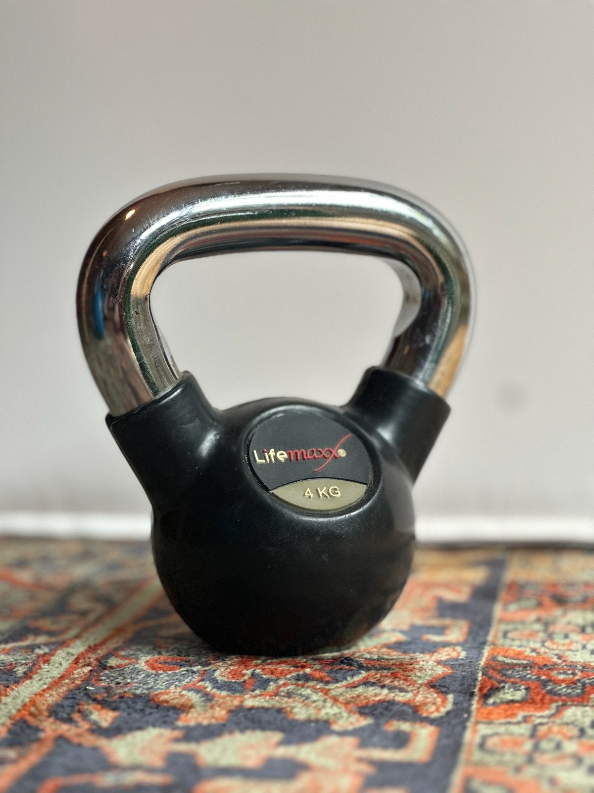 Lifemaxx kettlebell van 4 kg., Ophalen, Zo goed als nieuw, Kettlebell