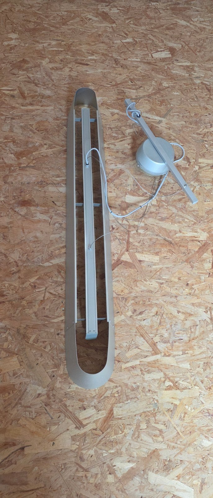 Vintage TL-armatuur / plafondlamp - Jaren '70 design, Ophalen, Minder dan 50 cm, Gebruikt, 100 tot 150 cm