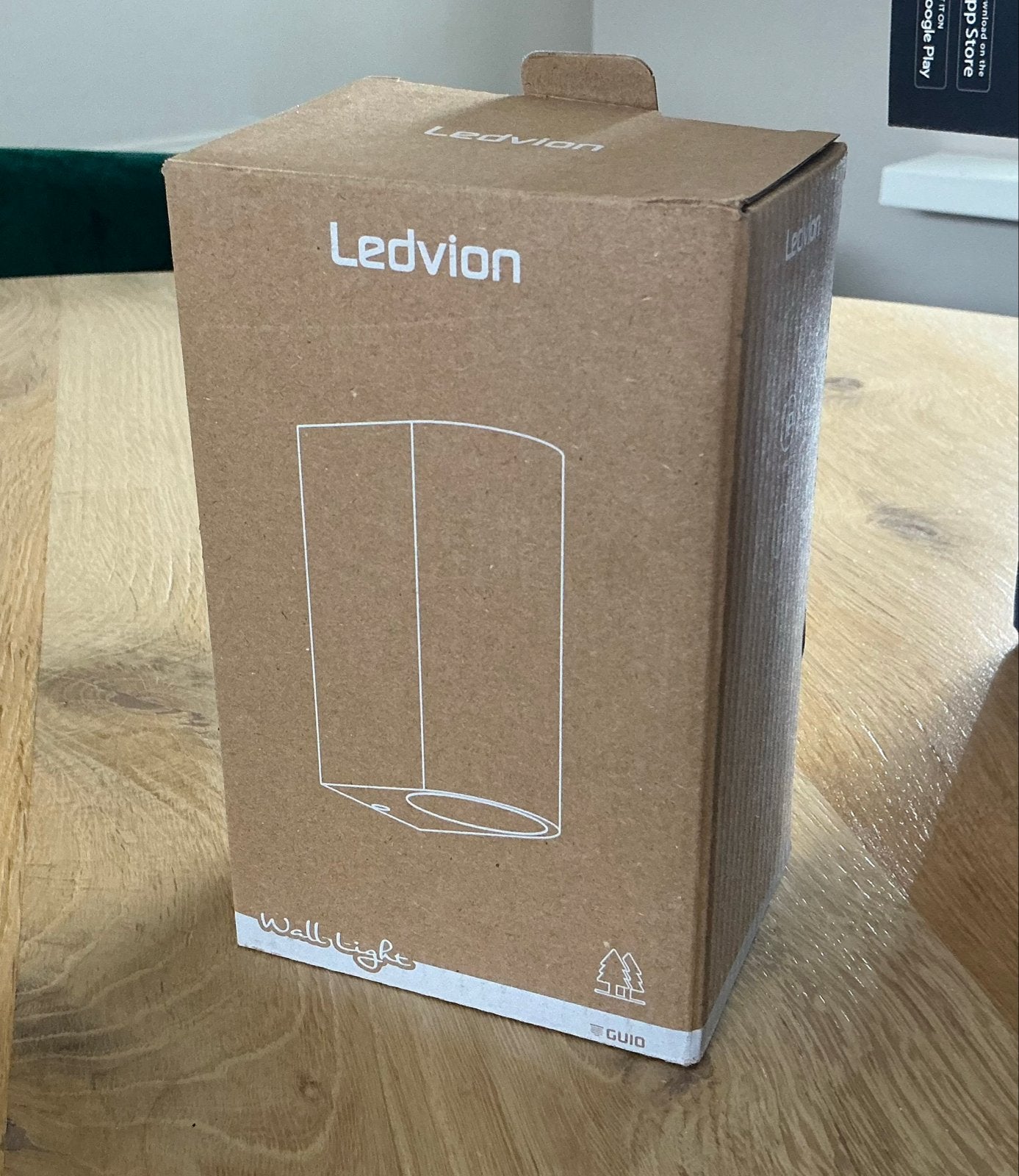 Ledvion Santa Barbara GU10 Up & Down Wandlamp Roest, Overige merken, Waterbestendig, GU10, Nieuw