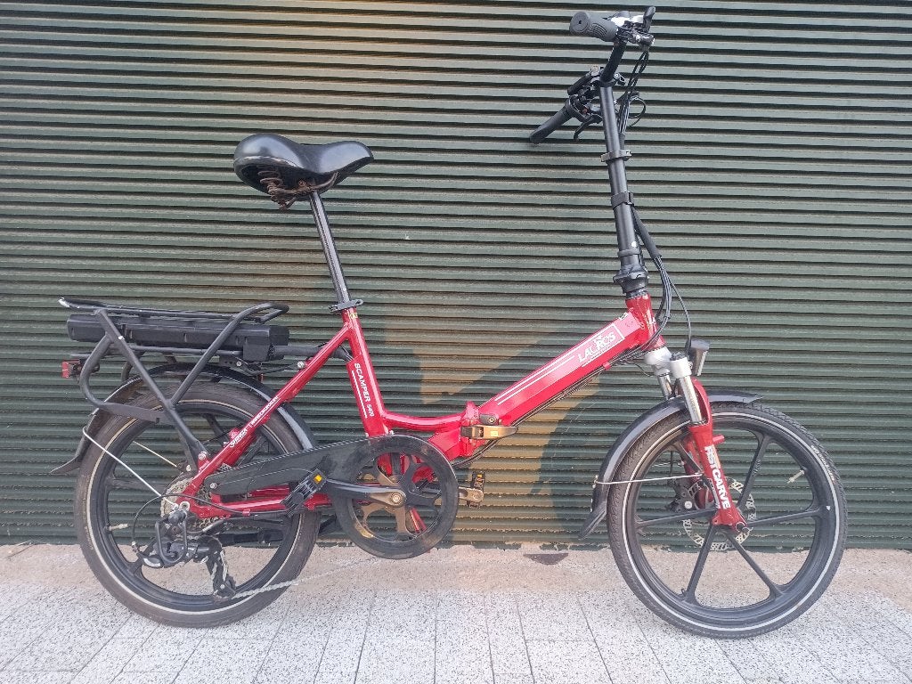 Lacros Scamper s400, elektrische vouwfietsen., Fietsen en Brommers, Elektrische fietsen, Minder dan 47 cm, Ophalen, 50 km per accu of meer