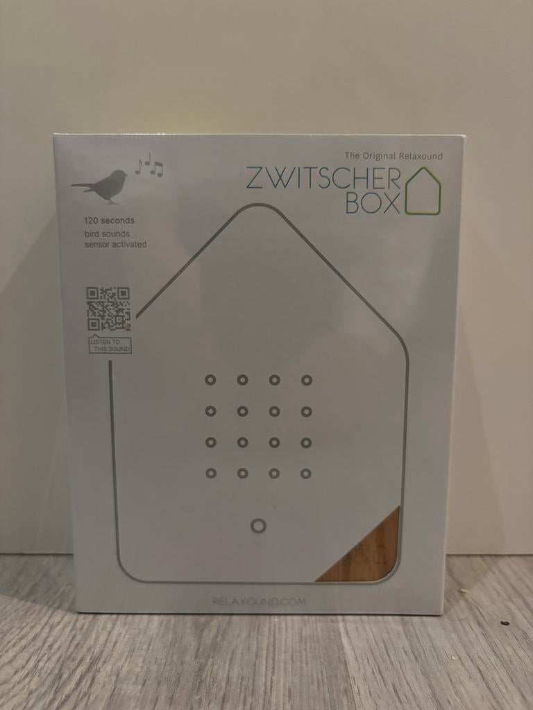 Relaxound Zwitscherbox met vogelgeluiden, Ophalen of Verzenden, Nieuw