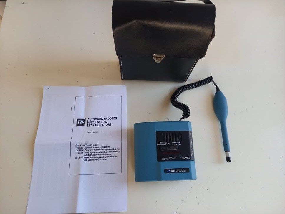 Freon halogeen koelmiddel lek detector, Ophalen, Gebruikt