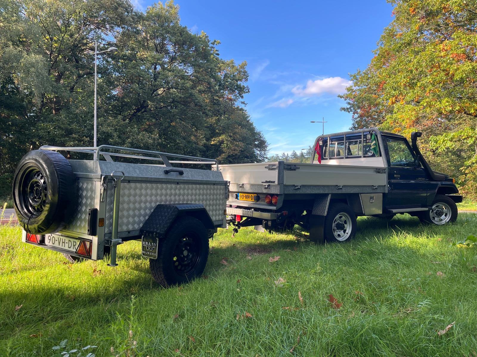 Toyota Landcruiser 70Serie 4.2 DSL Pick-up 4WD '99 HeavyDuty, Auto's, Euro 2, Dealer onderhouden, Leder, Particulier