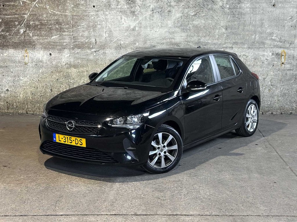 Opel Corsa 1.2 Edition 75pk 2021 (Origineel-NL), L-315-DS, Auto's, Opel, Voorwielaandrijving, Euro 6, 1199 cc, Zwart