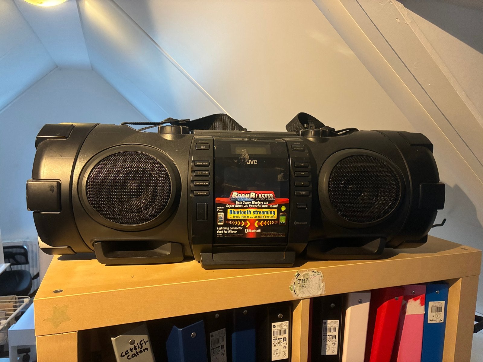 JVC RV-NB75 Boomblaster met Bluetooth, Audio, Tv en Foto, Stereo-sets, Gebruikt, JVC, Draagbaar, Ophalen of Verzenden