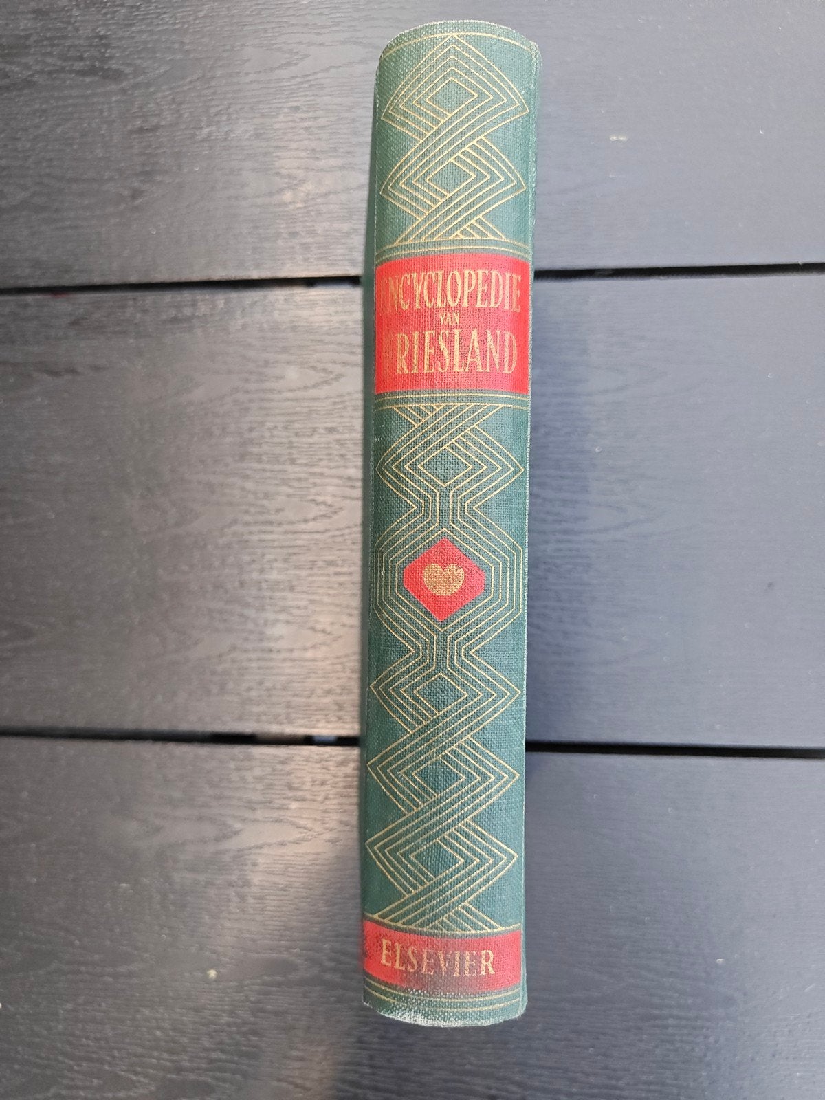 Encyclopedie van Friesland - Elsevier 1958, Boeken, Encyclopedieën, Gelezen, Prof. Dr. J. H. Brouwer (Hoofdredactie), Ophalen of Verzenden