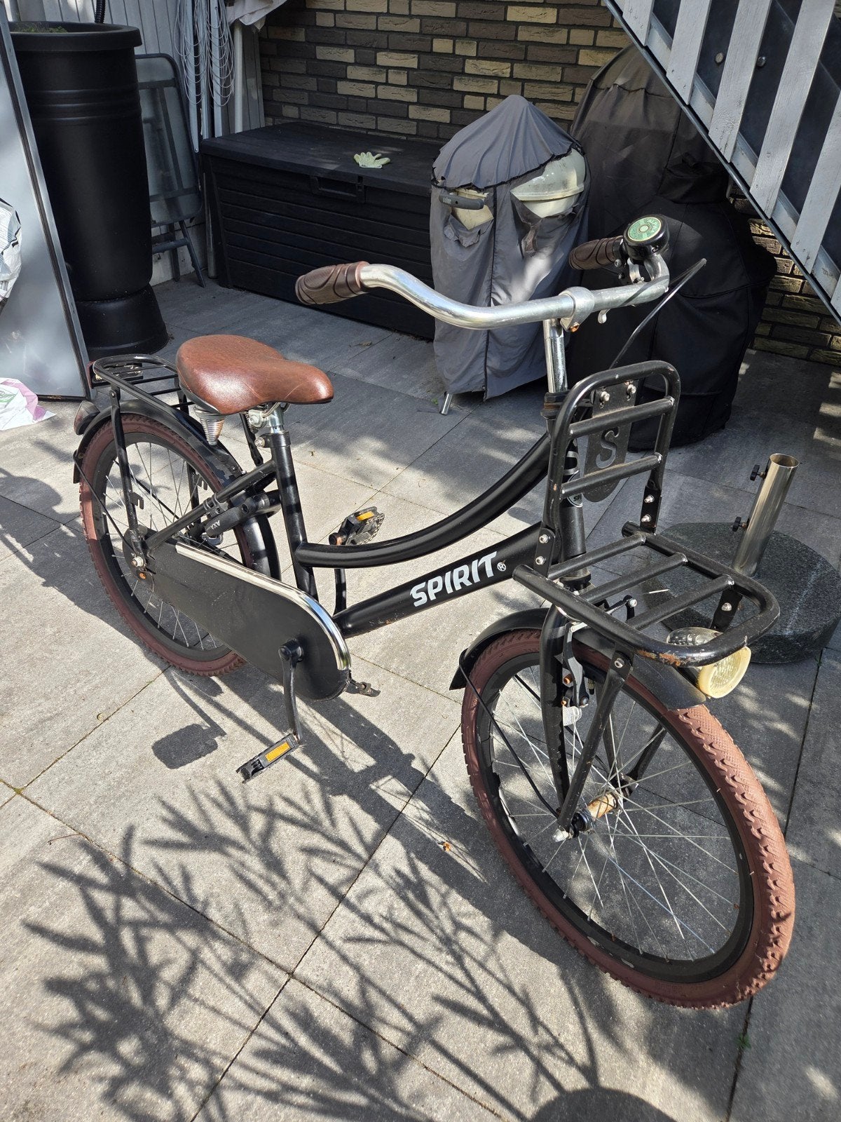 Spirit transportfiets met voordrager en terugtraprem, Fietsen en Brommers, Gebruikt, Ophalen, Overige merken, Terugtraprem
