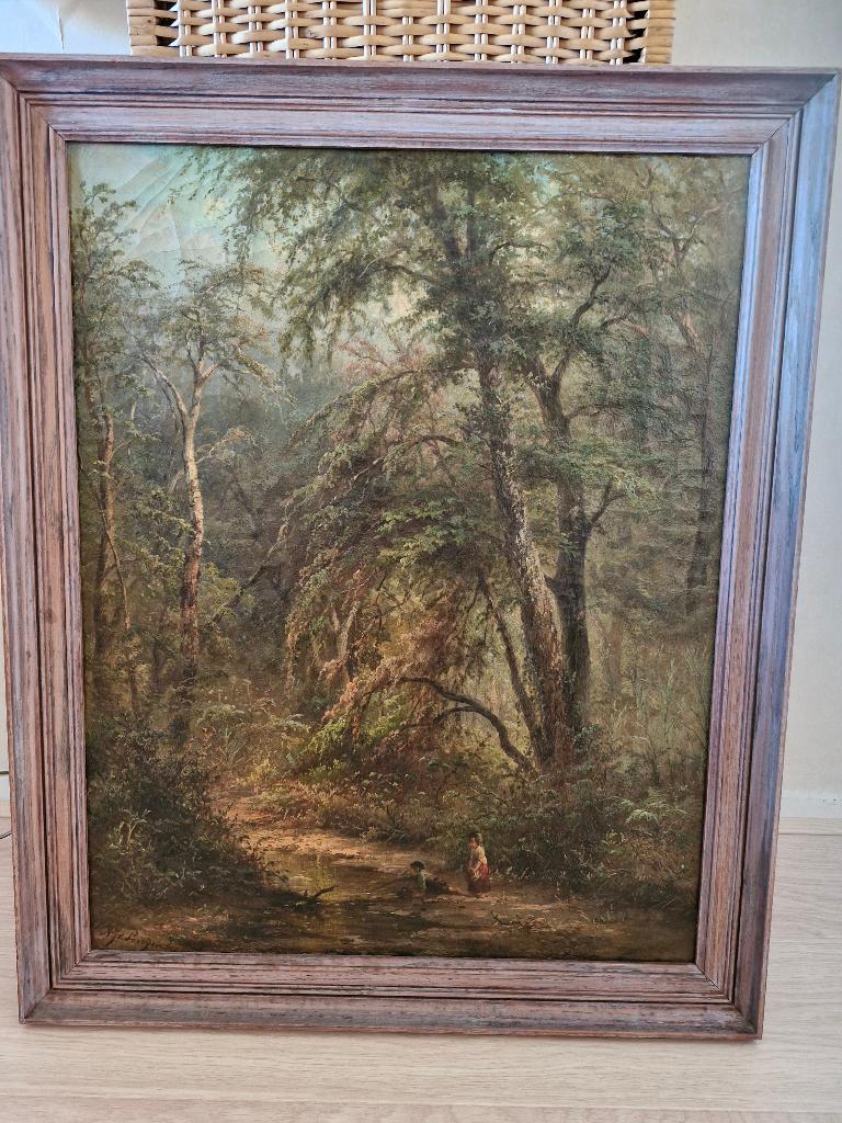 schilderij van A.J. van Prooijen, Antiek en Kunst, Kunst | Schilderijen | Klassiek, Ophalen