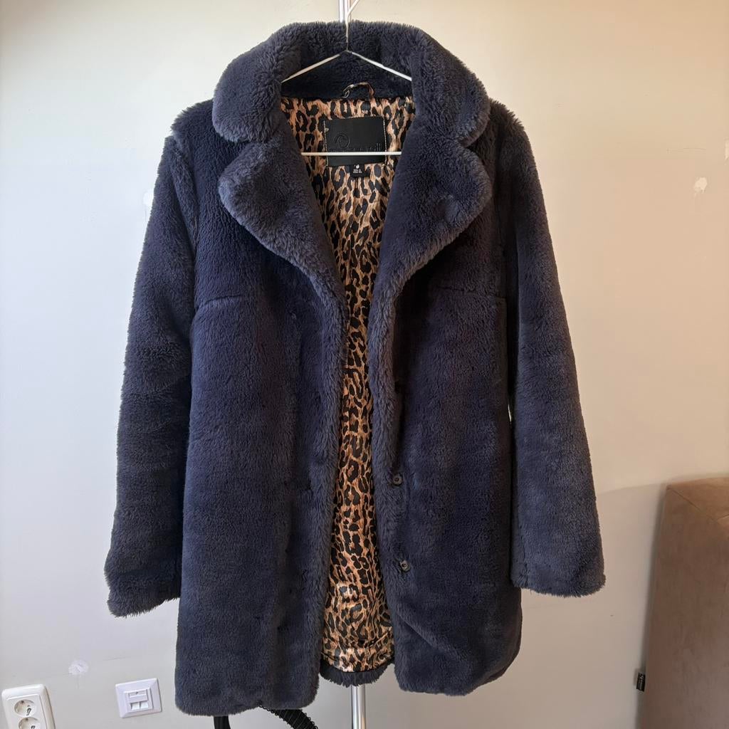 Goosecraft faux fur jas maat S, Kleding | Dames, Jassen | Winter, Verzenden, Zo goed als nieuw, Maat 36 (S), Grijs