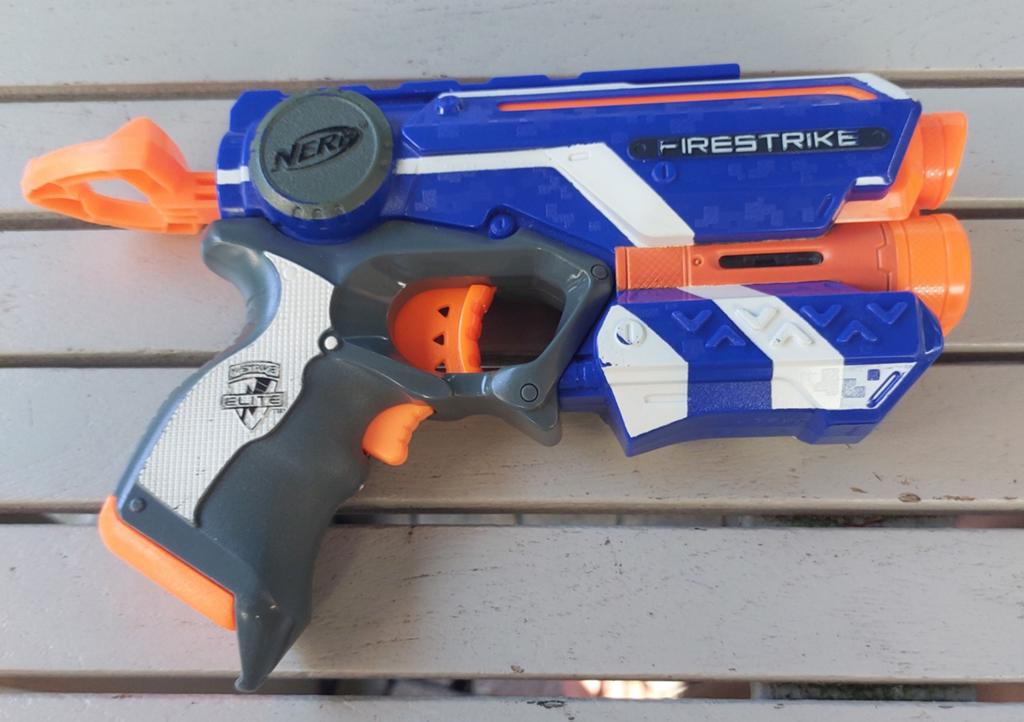 Nerf Elite Firestrike Blaster, Ophalen, Zo goed als nieuw