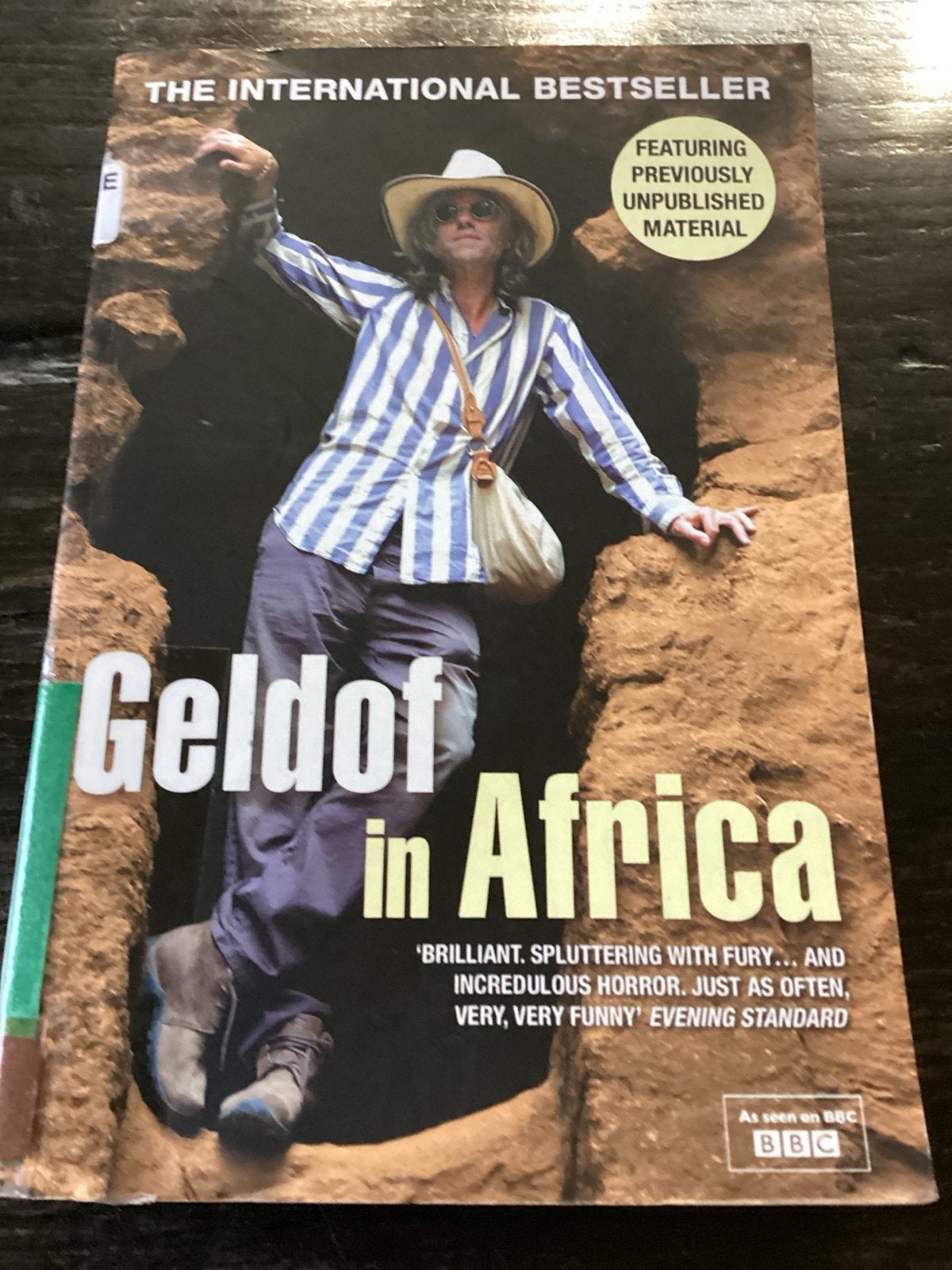 Geldof in Africa - Bob Geldof (Amerikaanse uitgave), Afrika, Ophalen of Verzenden, Reisgids of -boek, Gelezen