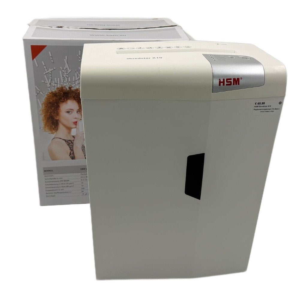 HSM Shredstar X10 Papierversnipperaar | In doos |, Dordrecht@usedproducts.nl, Toulonselaan 72, Ophalen of Verzenden, Zo goed als nieuw
