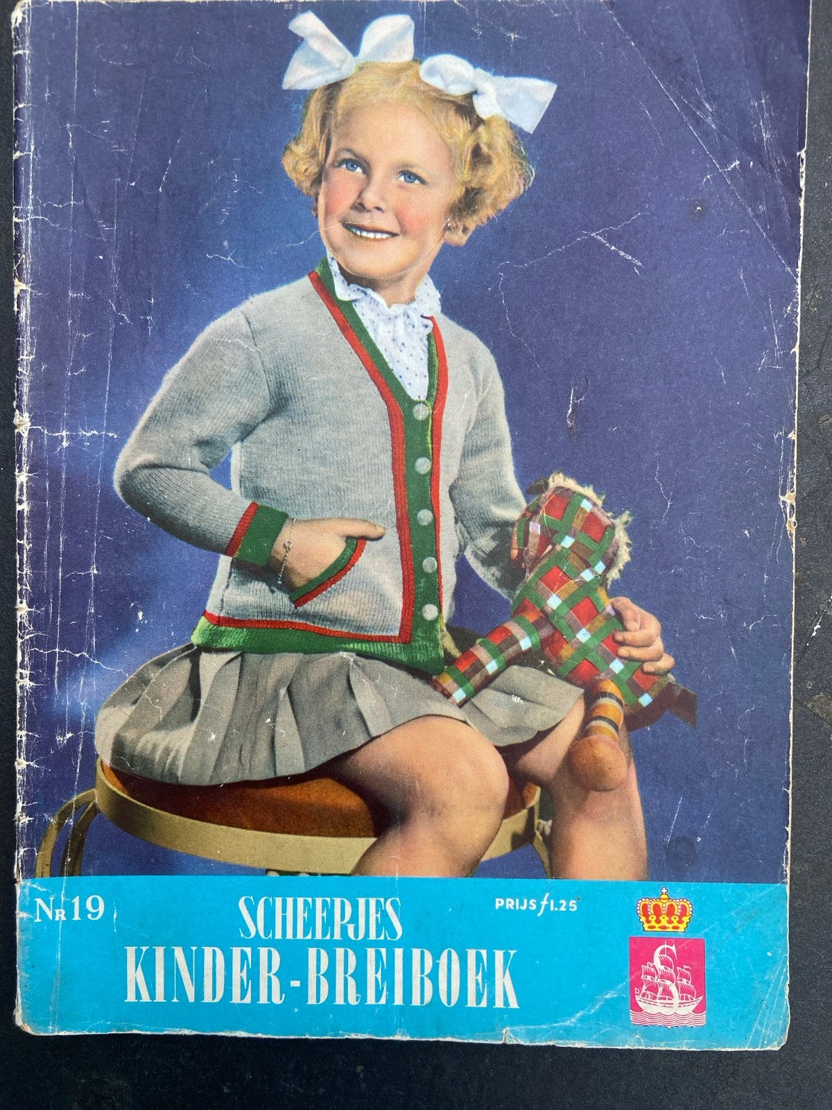 Scheepjes Kinder-Breiboek Nr. 19 - Vintage Breipatronen, Boeken, Ophalen of Verzenden, Gelezen, Non-fictie