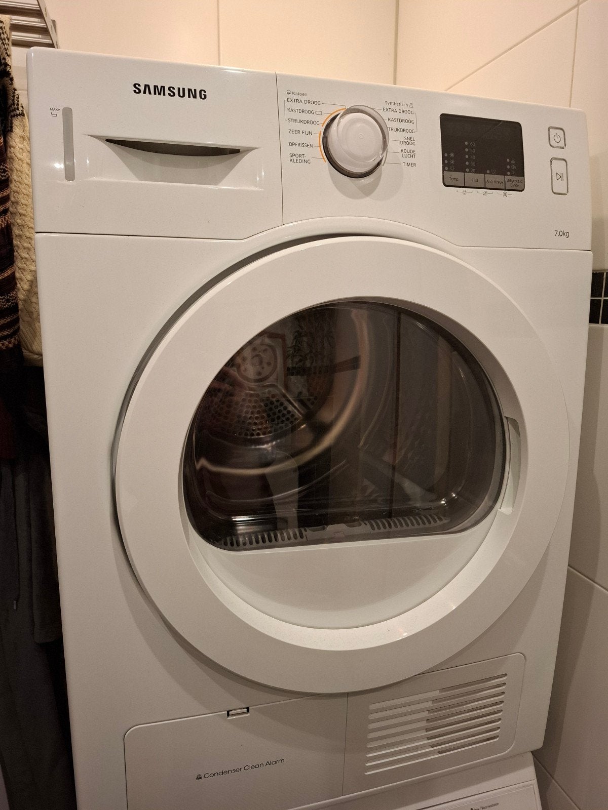 Defecte Samsung droger - Foutmelding warmtesensor, Witgoed en Apparatuur, Wasdrogers, Ophalen, 6 tot 8 kg, Voorlader, Niet werkend