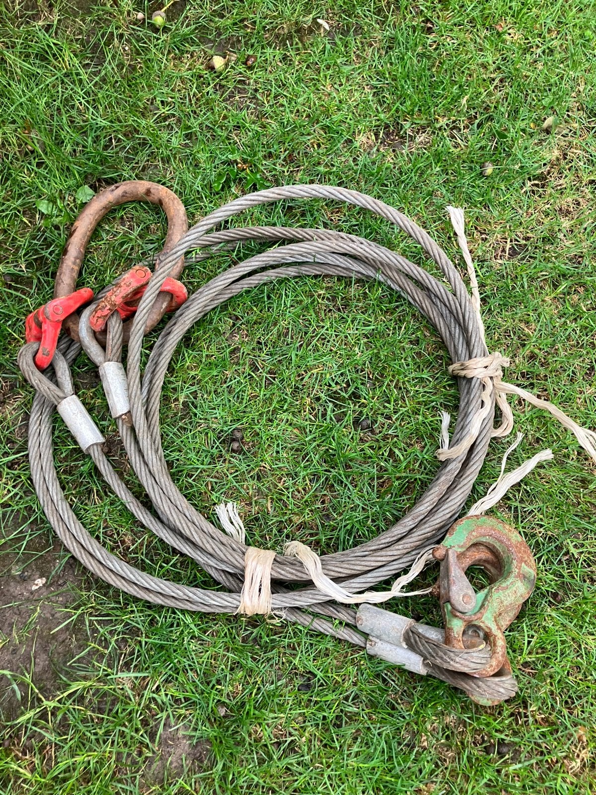 Hijs kabel .. 2 sprong, Ophalen, Gebruikt