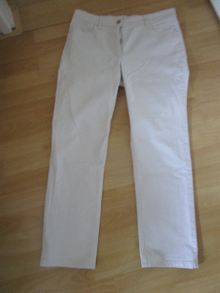 Zerres langebroek maat 40 cremekleurig, Wit, Ophalen of Verzenden, Zo goed als nieuw, W30 - W32 (confectie 38/40)