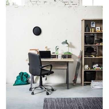 Bureau Ryan - eikenkleur - 87x120x62 cm, Huis en Inrichting, Bureaus, Ophalen, Demontabel, Gebruikt, 120 cm