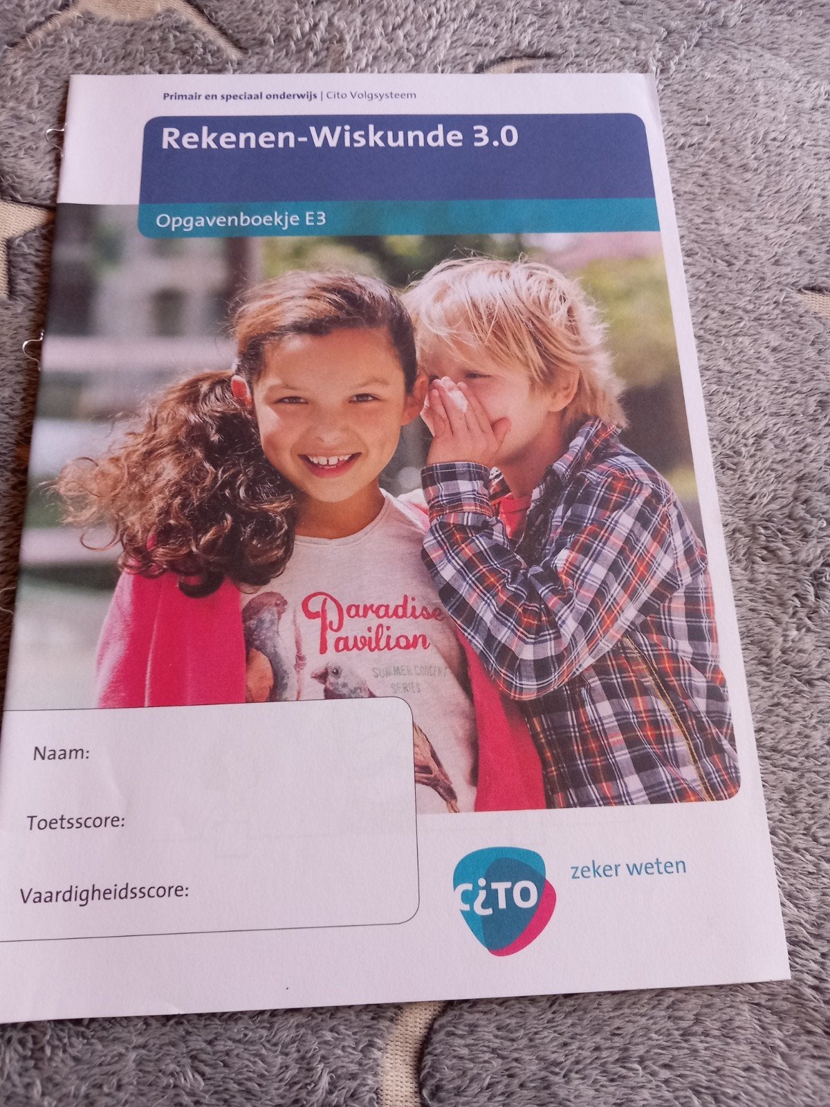 Groep 3 citotoets Cito Rekenen-Wiskunde 3.0 Opgavenboekje E3, Ophalen of Verzenden, Nieuw