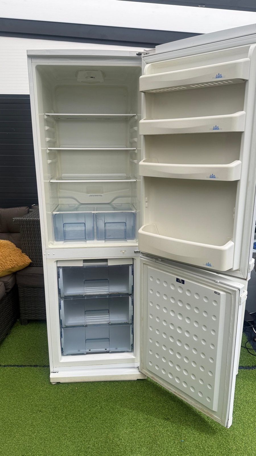 Beko Koel-vriescombinatie - Gebruikt, Gebruikt, 200 liter of meer, 60 cm of meer, Met aparte vriezer