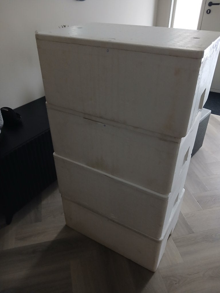 Koel/ warmte boxen, Ophalen, Gebruikt