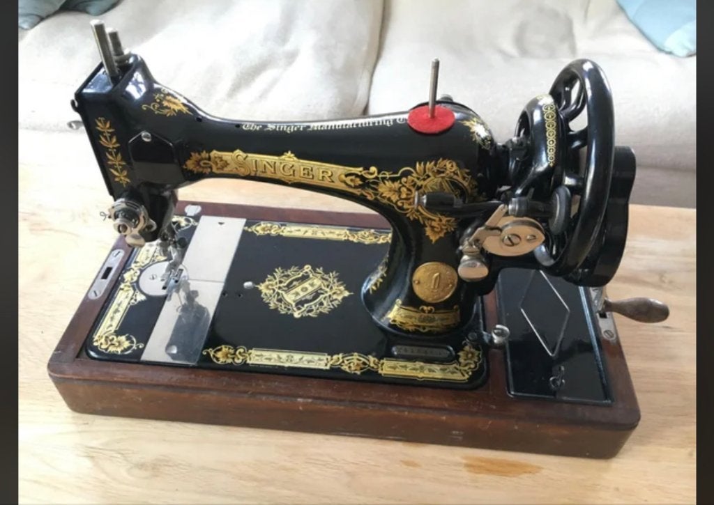 Singer handmodel naaimachine uit 1930, Antiek en Kunst, Antiek | Naaimachines, Ophalen