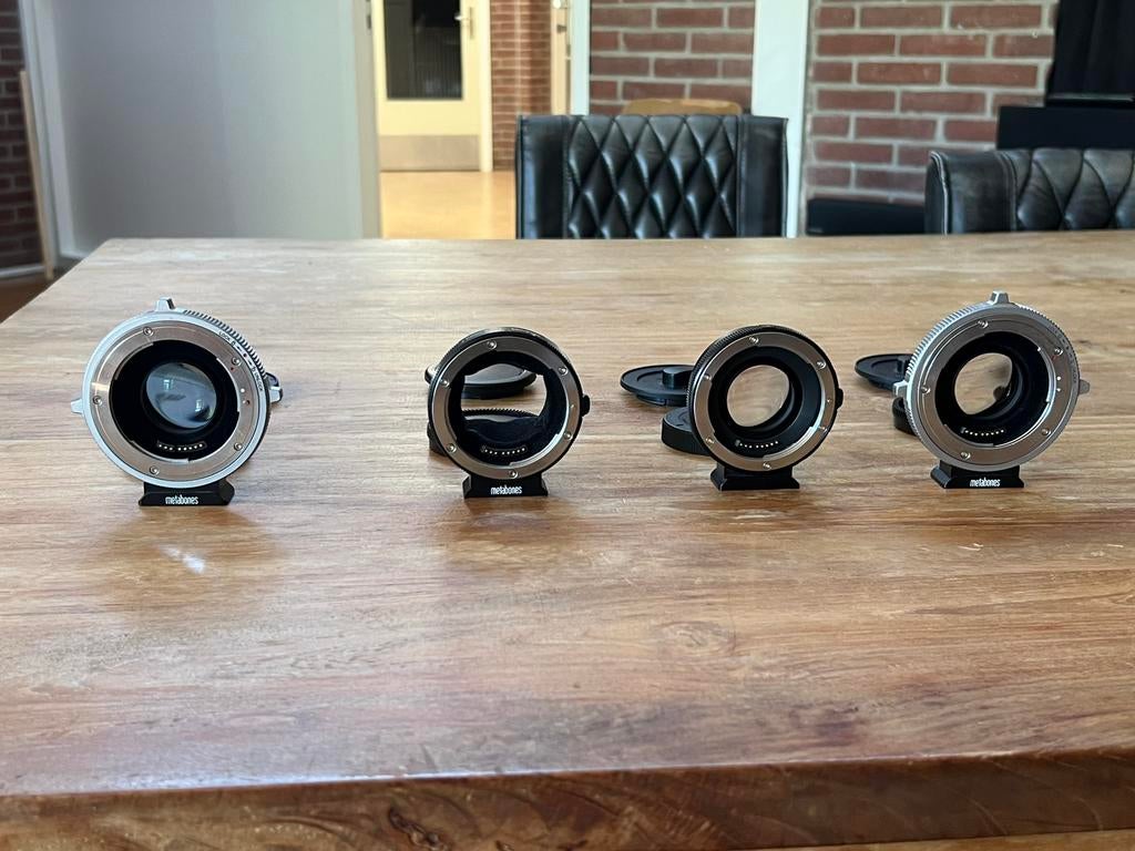 Metabones EF - E mount Cine speedbooster Ultra Adapters, Ophalen of Verzenden, Gebruikt