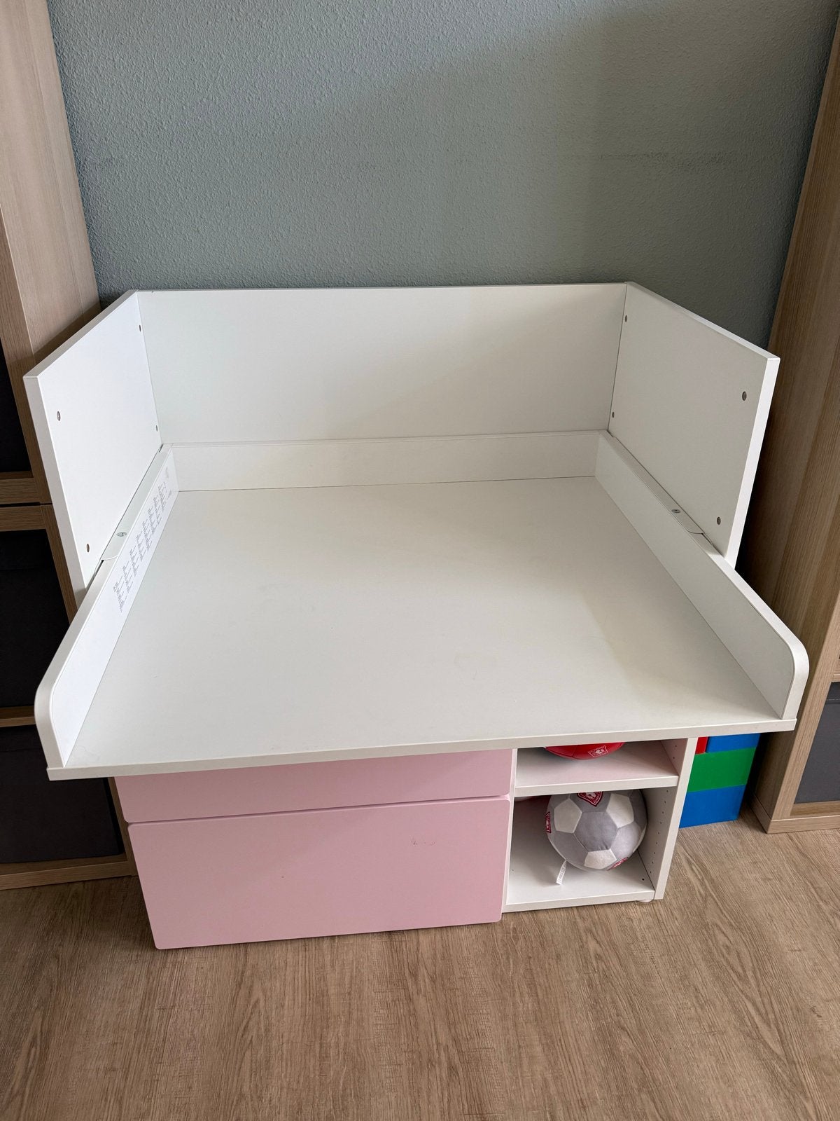IKEA SMÅSTAD commode/bureau met 3 lades, Ophalen, 70 cm of meer, Zo goed als nieuw, 75 tot 100 cm