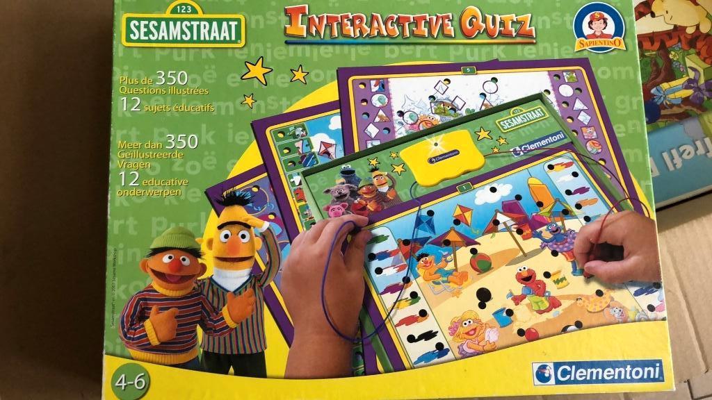 interactief spel Sesamstraat vergelijkbaar met Elekro, Ophalen of Verzenden, Zo goed als nieuw, Ontdekken, Met licht