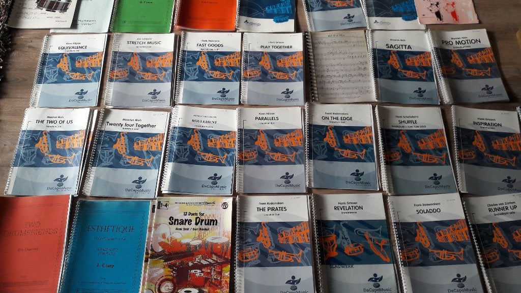 muziekboeken/blad muziek slagwerk - solo's, duo's, studies, Gebruikt, Overige genres, Drums of Percussie, Les of Cursus