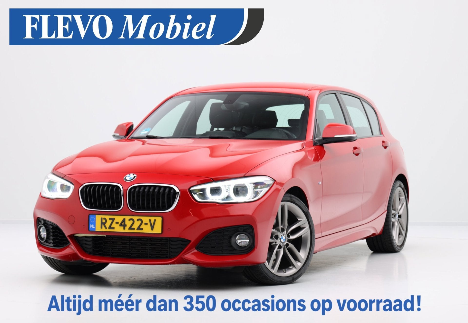 BMW 1-serie 118i M Sport Aut. Leder|Sportstoelen|Navi|Clima|, Auto's, Dealer onderhouden, Gebruikt, Bedrijf, 19 km/l