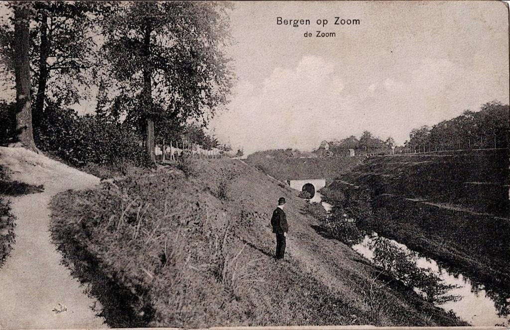 Bergen op Zoom – de Zoom., Ophalen of Verzenden, Voor 1920, Ongelopen, Noord-Brabant