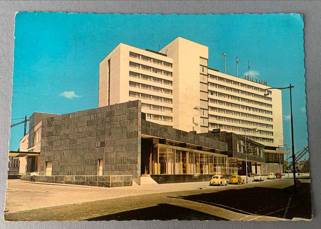 Hilton Hotel Rotterdam, Verzamelen, Verzenden, 1960 tot 1980, Gelopen, Zuid-Holland