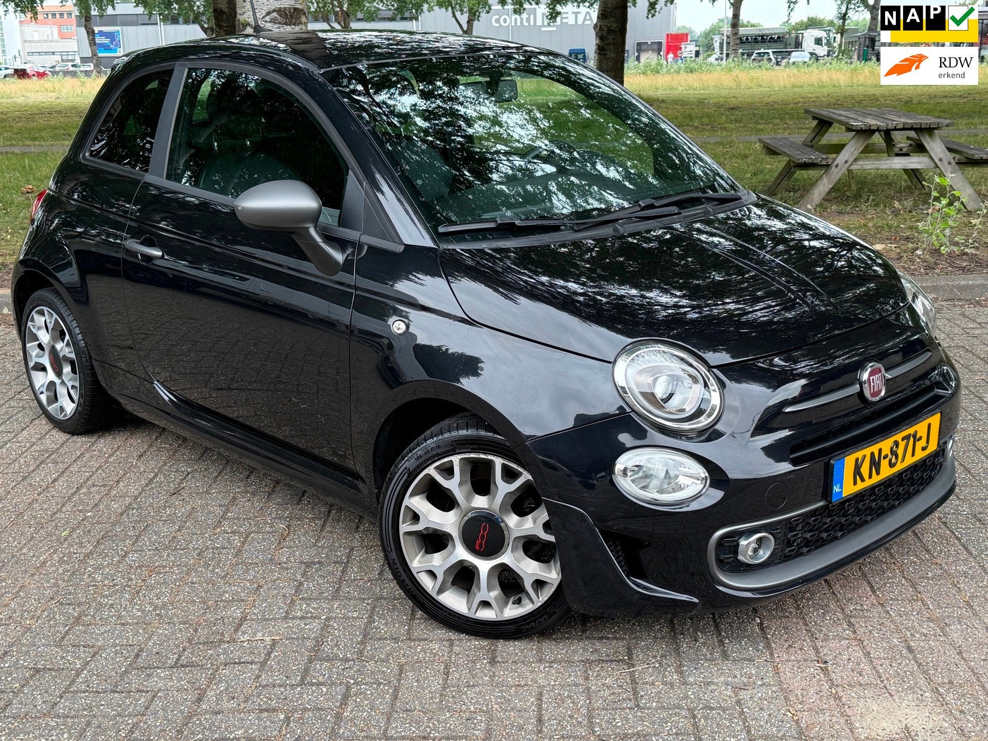 Fiat 500 0.9 TwinAir Turbo Sport S, Auto's, Fiat, Voorwielaandrijving, Gebruikt, Start-stop-systeem, Origineel Nederlands
