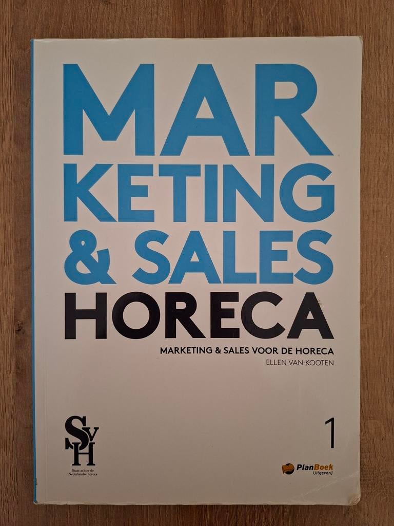 Marketing & Sales Horeca 1, Ophalen of Verzenden, Zo goed als nieuw, Ellen van Kooten, Nederlands