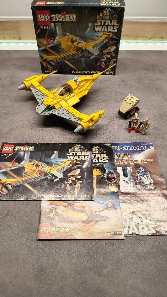 Lego Star Wars 7141  Naboo Fighter., Kinderen en Baby's, Speelgoed | Duplo en Lego, Star Wars, Lego, Ophalen of Verzenden, Zo goed als nieuw