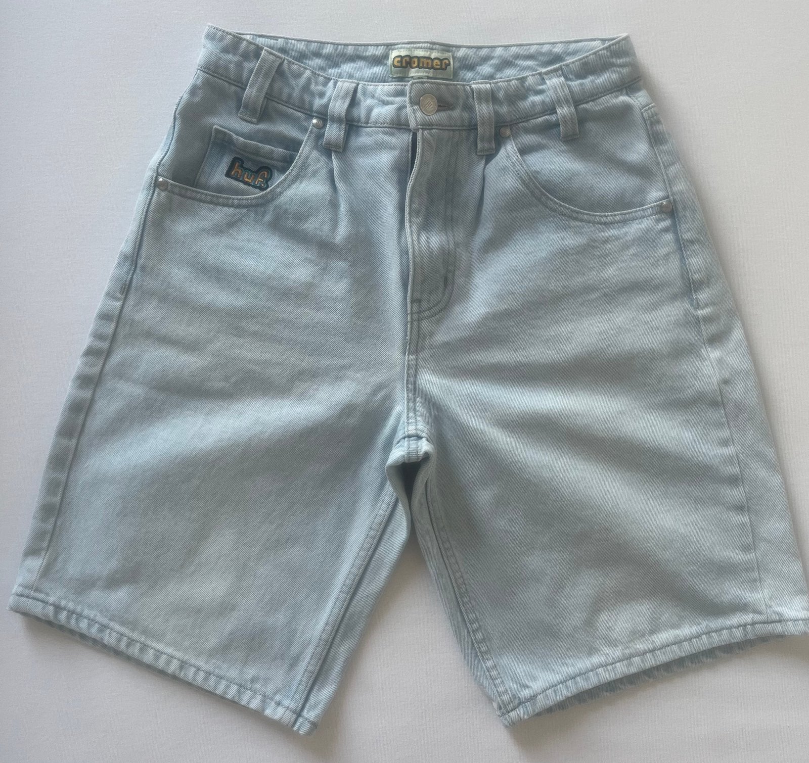 Huf Jeansshort voor jongens - Maat 28, Ophalen, Zo goed als nieuw, Jongen