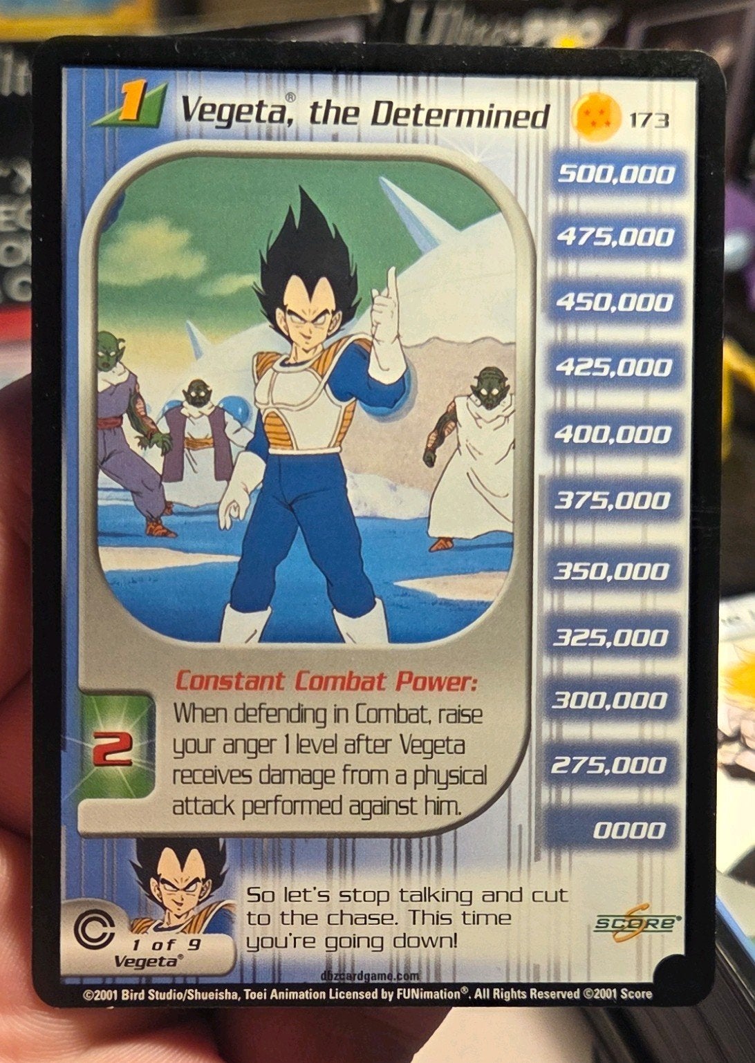 Vegeta the Determined 173 Trunks Saga Unlimited - EXC, Ophalen of Verzenden, Zo goed als nieuw